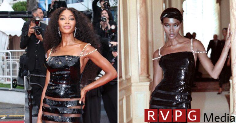 Naomi Campbell wears the 1997 Chanel dress again at the 2024 Cannes Film Festival