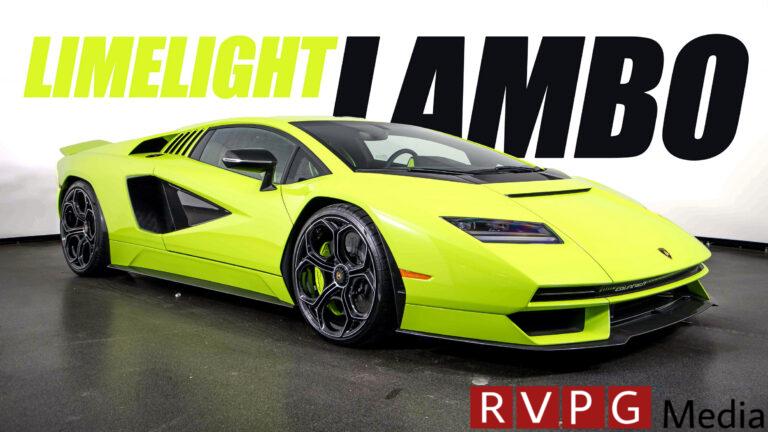 Neon Green Lamborghini Countach LPI 800-4 Screams Look At Me