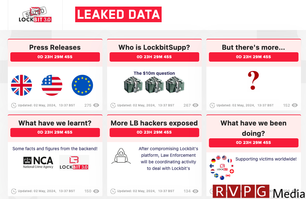 Police resurrect Lockbit website, troll ransomware gang |  TechCrunch