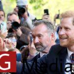 Prince Harry was showered with love from the public during a duel with Charles