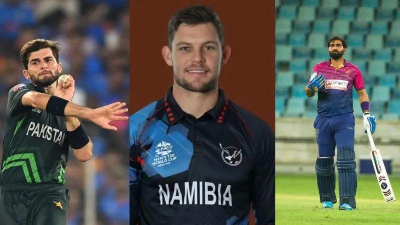 Shaheen Afridi, Gerhard Erasmus and Muhammad Waseem are vying for the ICC Men's Player of the Month award