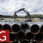 Pipes for the Trans Mountain pipeline