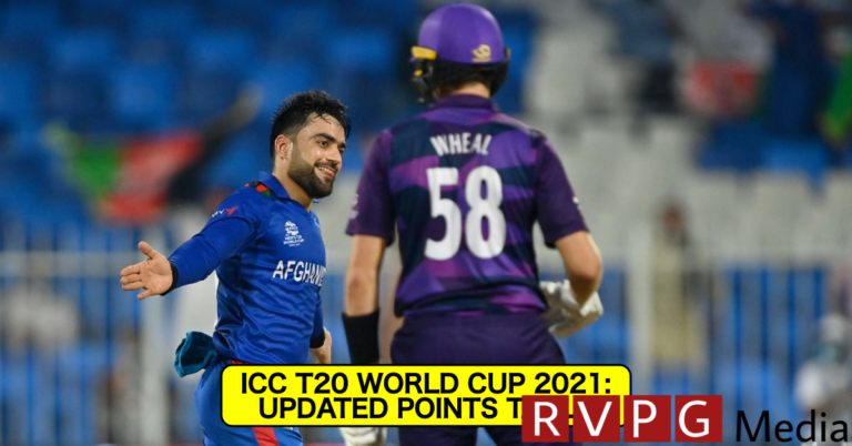 T20 World Cup 2021: Super 12 Points Table After Afghanistan vs Scotland