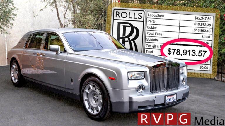 The $70,000 Rolls-Royce Phantom had a $79,000 bill from a service