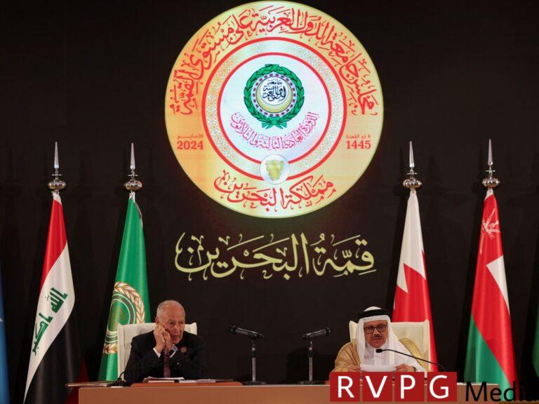 The Arab League calls for UN peacekeepers in the occupied Palestinian territories