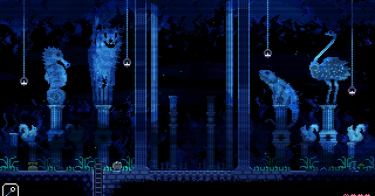 A screenshot from the video game Animal Well.