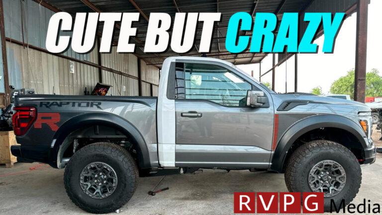 The single-cab Ford F-150 Raptor R looks like a real Hot Wheels