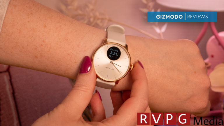 This hybrid smartwatch is stylish enough to wear anywhere while monitoring vital health