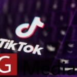 A laptop keyboard and TikTok logo displayed on a phone screen are seen in this multiple exposure illustration photo taken in Poland on March 17, 2024. (Photo by Jakub Porzycki/NurPhoto via Getty Images)