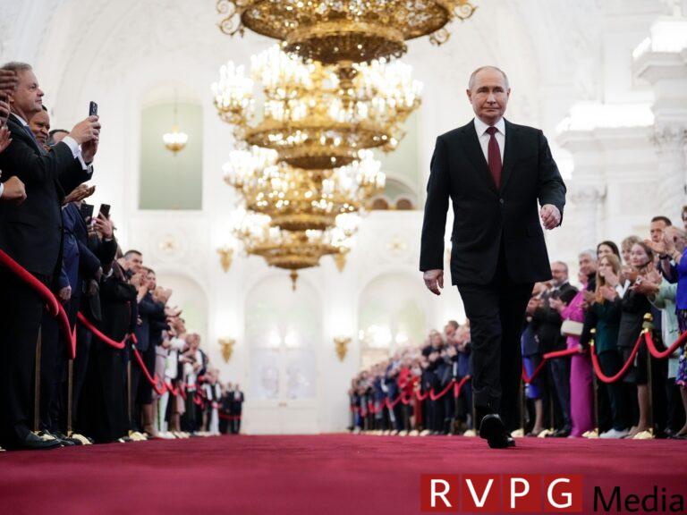 “Together we will win”: Putin sworn in as Russian president