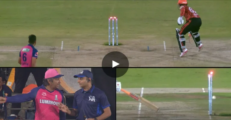 WATCH: Kumar Sangakkara loses his cool as TV umpire declares Travis Head 'Not Out' despite bat in air |  SRH vs RR, IPL 2024