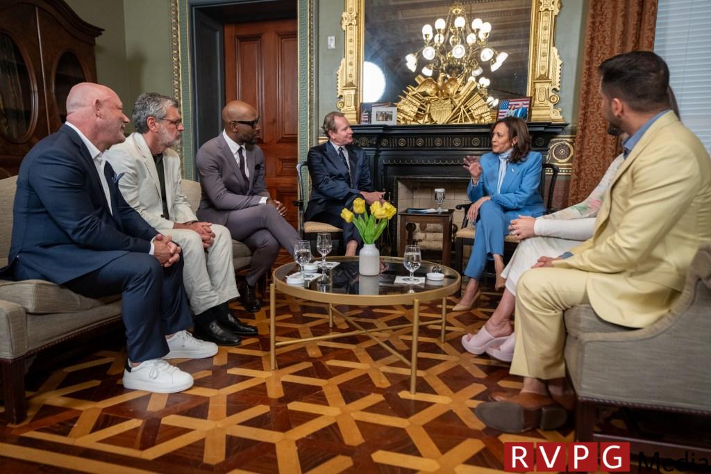 Kamala Harris meets with 'Queer Eye' creators and cast to discuss show's 'groundbreaking' impact on LGBTQ+ acceptance: 'We need to be vigilant'