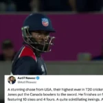 T20 World Cup 2024: Twitter goes wild as Aaron Jones blitz power USA to a record win over Canada